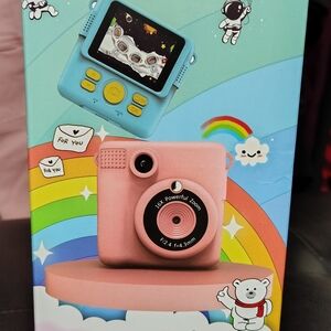 Pink Kids Camera with Screen